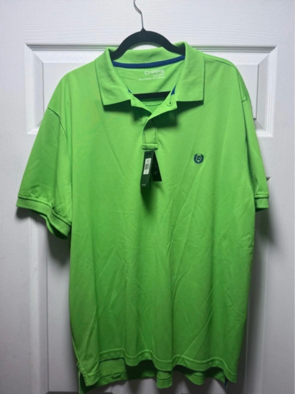 Chaps Sport Men's Green Polo Shirt - Classic Short Sleeve XXL